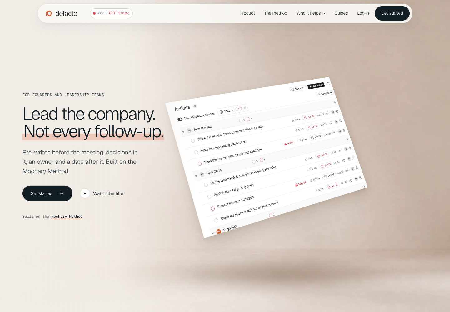 Defacto : Site SaaS · SEO et GEO